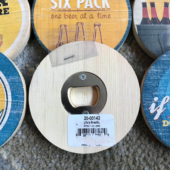Pop-A-Top Beer Coasters - Picture 2 of 6
